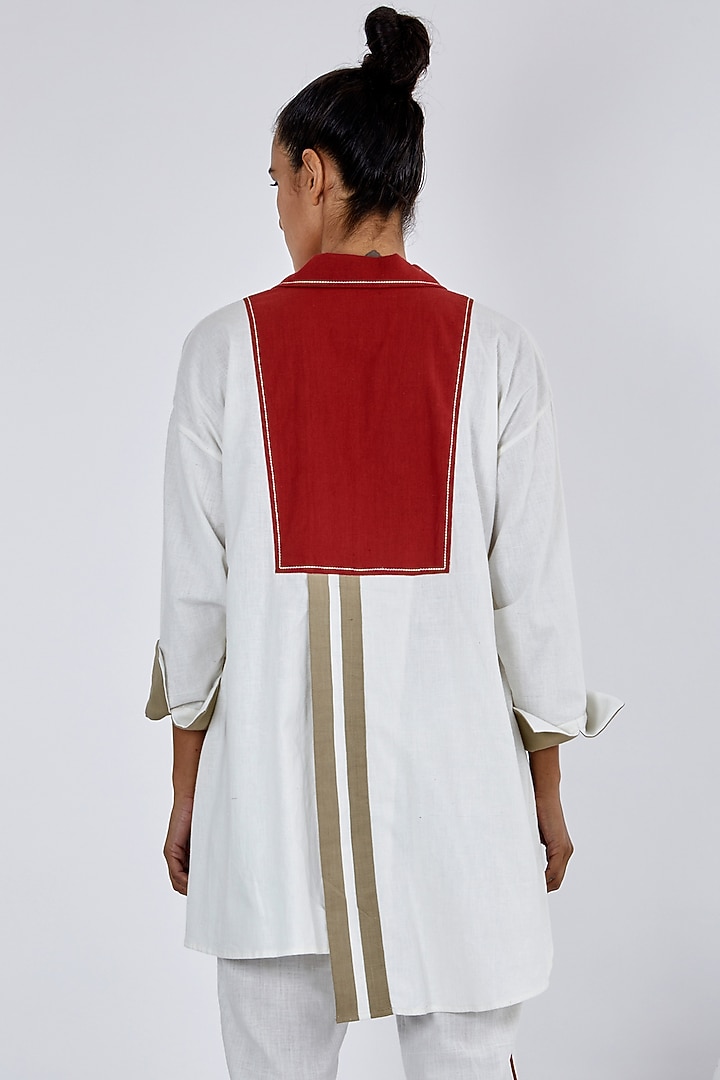 Multi-Colored Handloom Cotton Co-Ord Set by MADDER MUCH at Pernia's Pop Up Shop