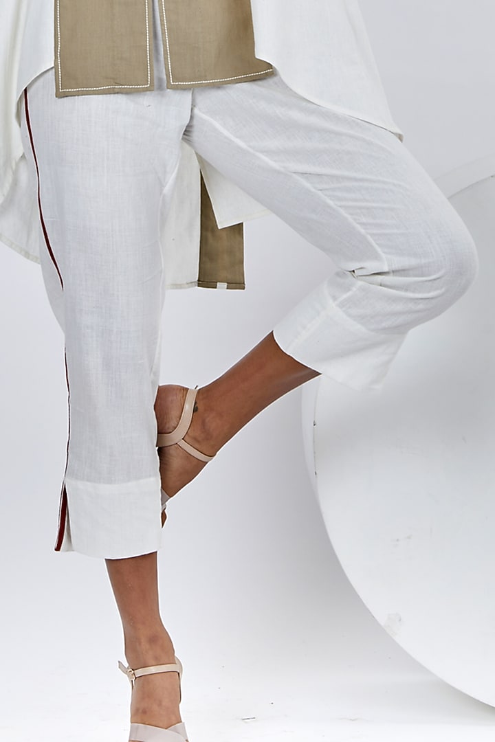 Multi-Colored Handloom Cotton Co-Ord Set by MADDER MUCH at Pernia's Pop Up Shop