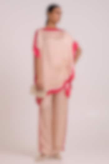 Multi-Colored Georgette Satin Kaftan Set by MADDER MUCH at Pernia's Pop Up Shop