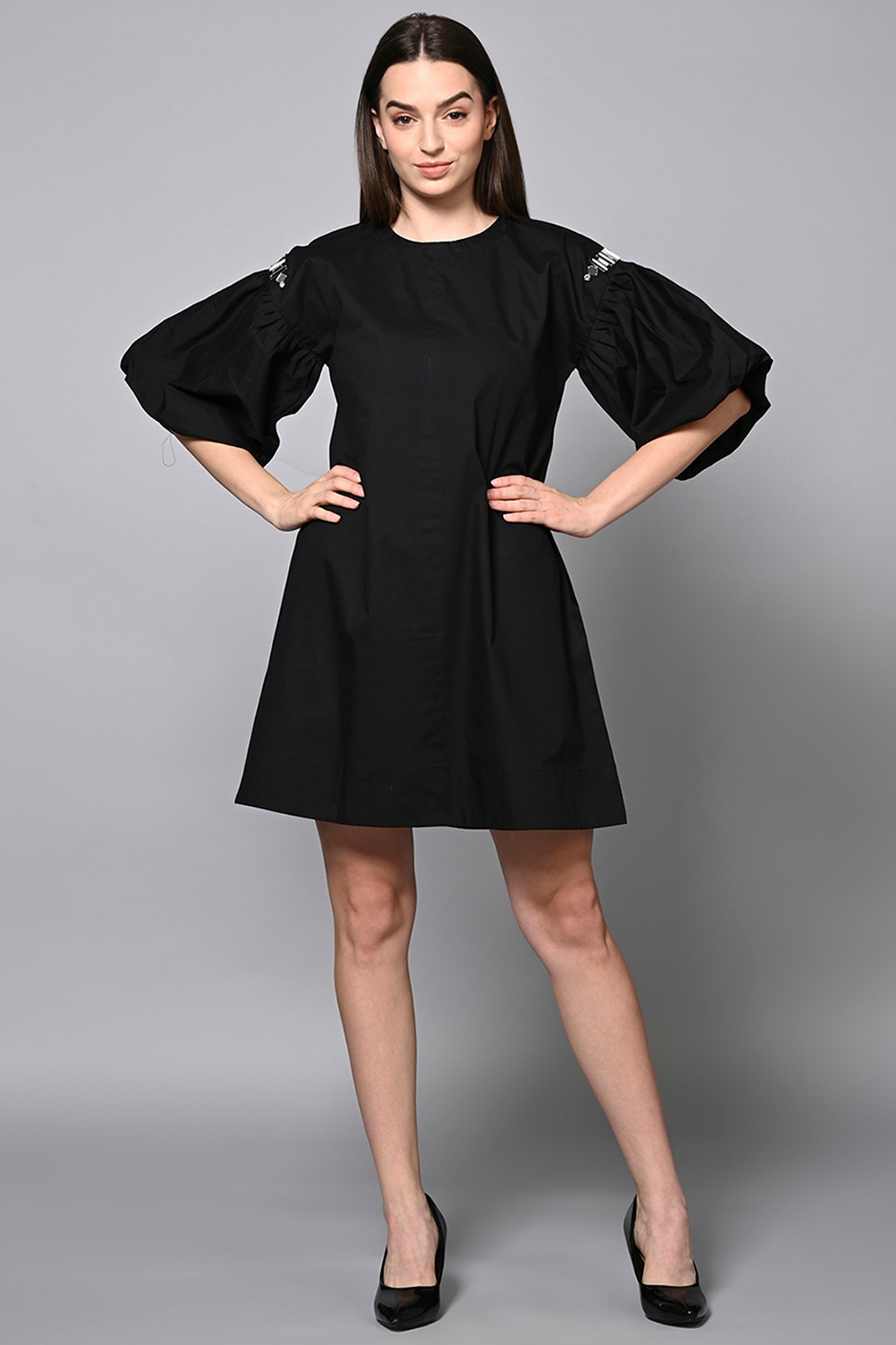 boho long sleeve dress Flowy Wedding Lace A-Line V-Neck Beach Gown wit Lion at Heart: Understanding Colour:Dark Chocolate Straight Hem