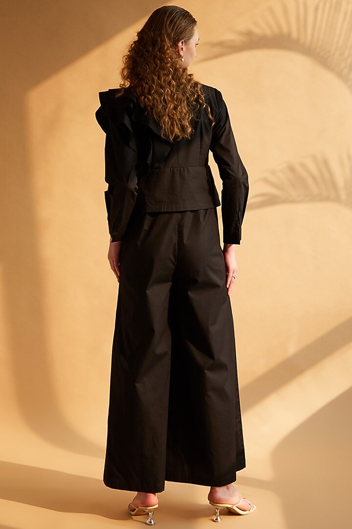 Black Cotton Jumpsuit by House of MANAA at Pernia's Pop Up Shop