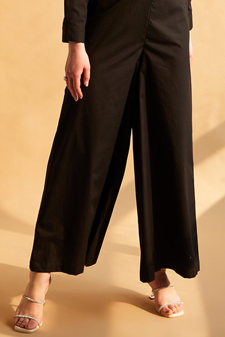 Black Cotton Jumpsuit by House of MANAA at Pernia's Pop Up Shop