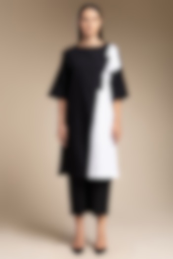 Black & White Cotton Tunic Set by House of MANAA at Pernia's Pop Up Shop