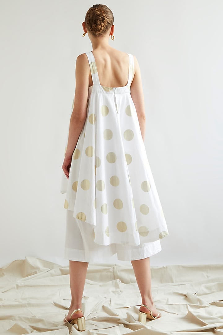 White Cotton Jumpsuit by House of MANAA at Pernia's Pop Up Shop