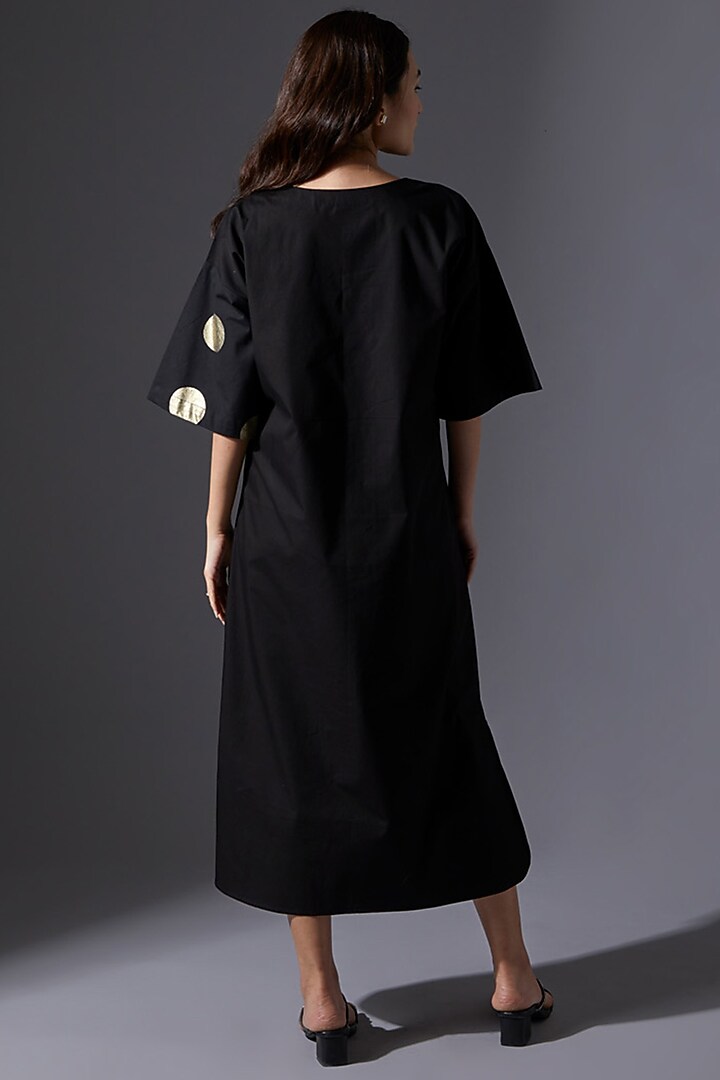 Black Cotton Tunic by House of MANAA at Pernia's Pop Up Shop