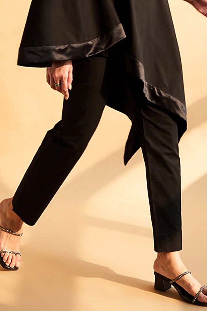 Black Cotton Tunic Set by House of MANAA at Pernia's Pop Up Shop