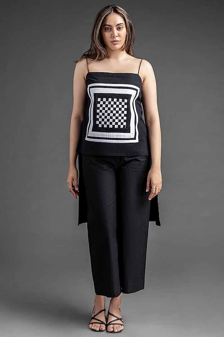 Black Cotton Co-Ord Set by House of MANAA at Pernia's Pop Up Shop