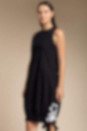 Black Cotton Summer Dress by House of MANAA at Pernia's Pop Up Shop