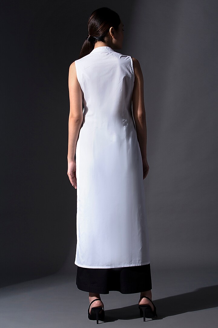 White Pure Cotton Tunic Set by House of MANAA at Pernia's Pop Up Shop
