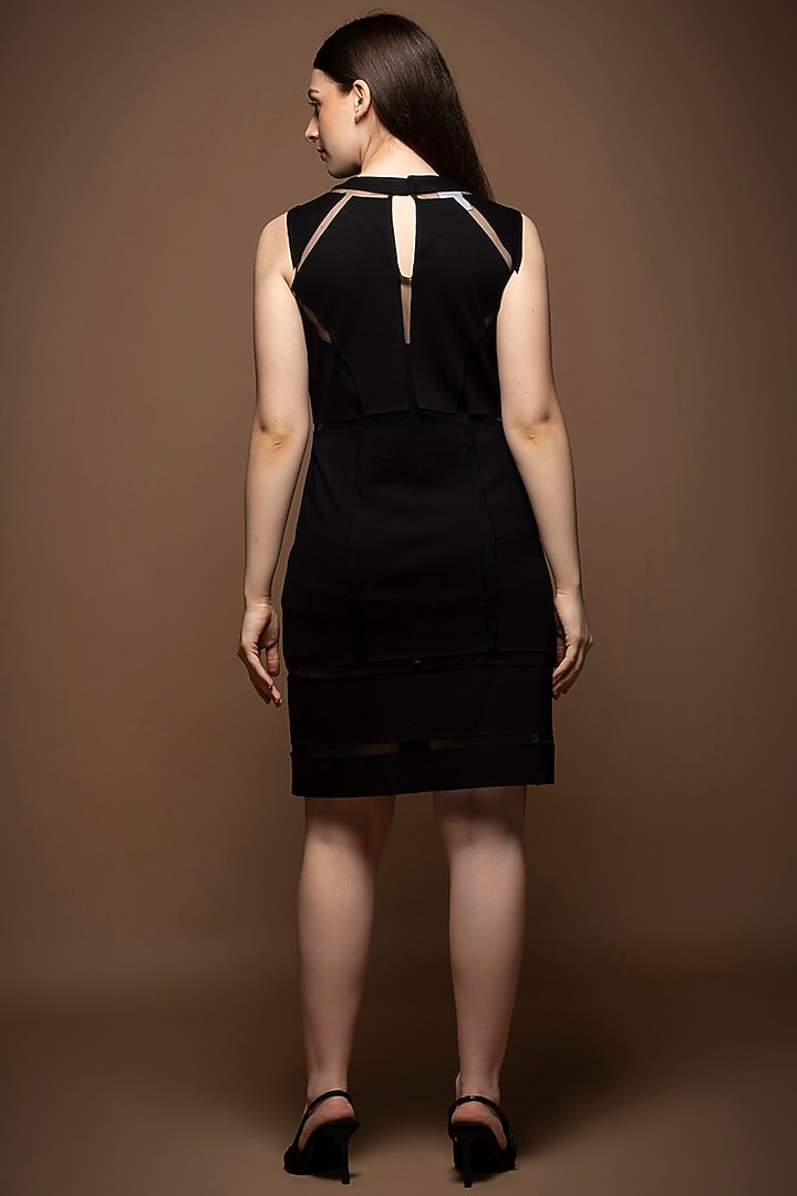 Black Pure Roma Sleeveless Knit Summer Dress by House of MANAA at Pernia's Pop Up Shop