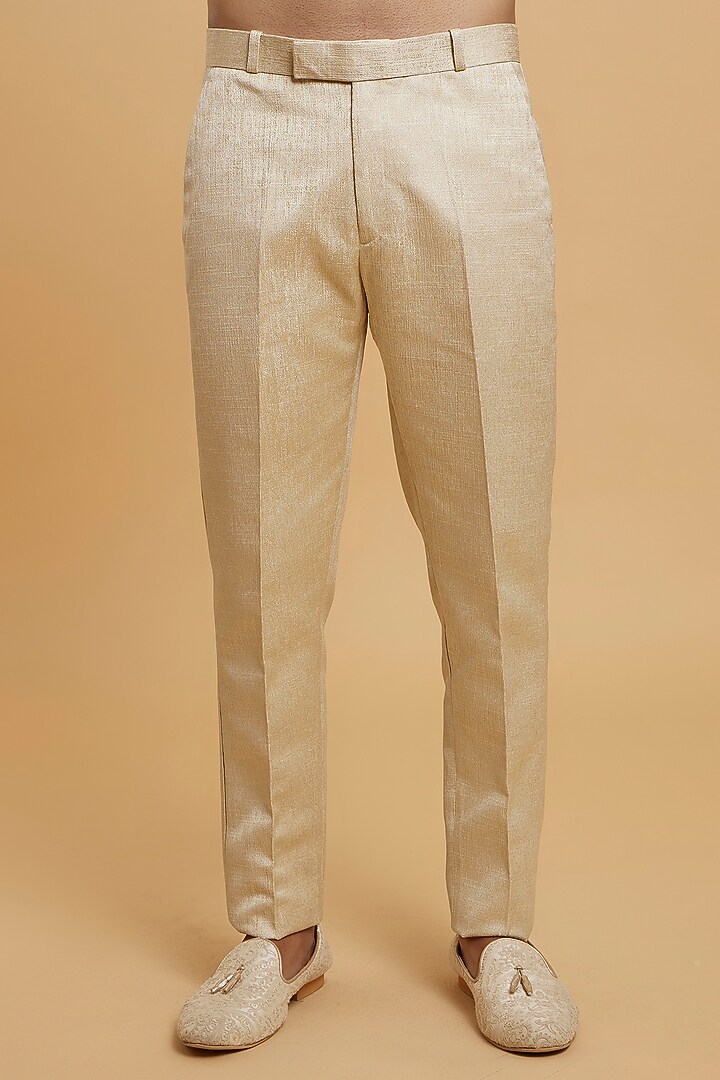 Fawn Brocade Jodhpuri Set by Twamev at Pernia's Pop Up Shop