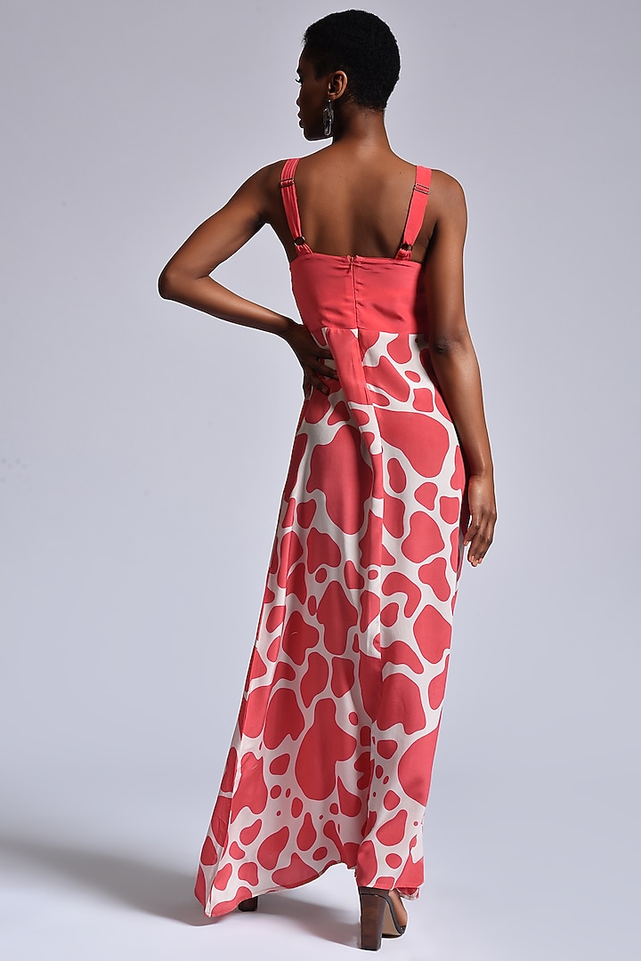 Chalk & Coral Slip Vacation Dress by Marichi at Pernia's Pop Up Shop
