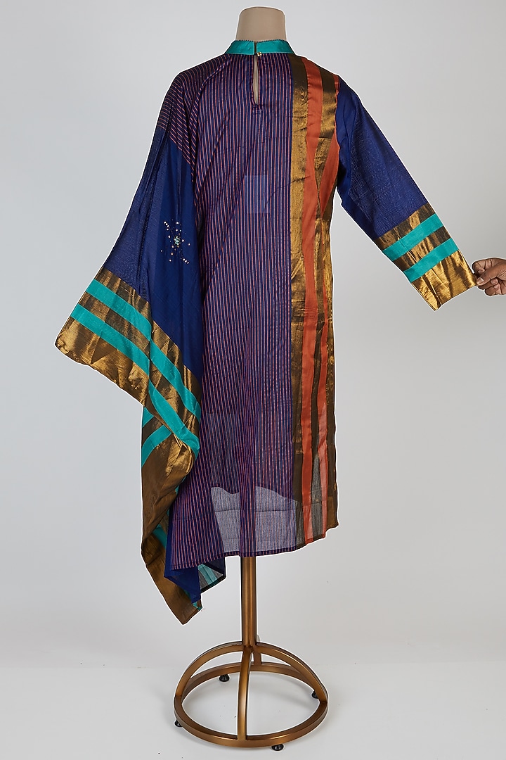 Purple Multi Patched Tunic by Mayank Anand & Shraddha Nigam at Pernia's Pop Up Shop