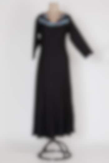 Black Maxi Dress by Mayank Anand & Shraddha Nigam
