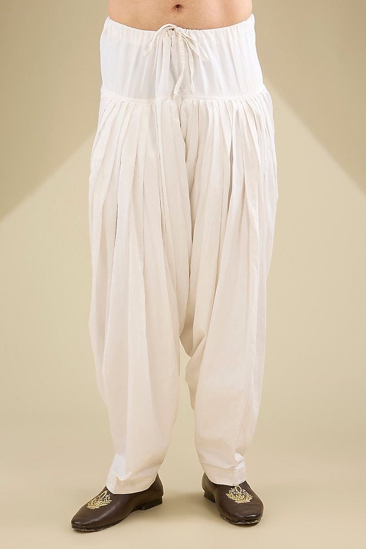 Sky Blue Cotton Silk Kurta Set by MS attire at Pernia's Pop Up Shop