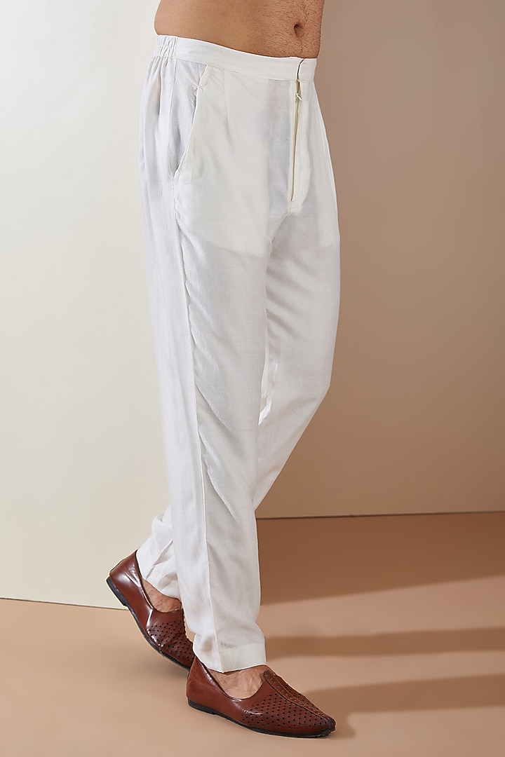 Pink Ombre Dupion Cotton Silk Kurta Set by MS attire at Pernia's Pop Up Shop