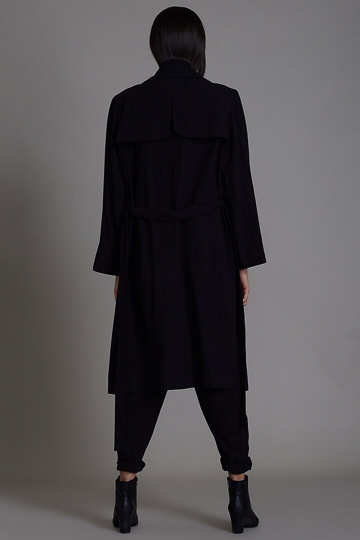 Black Cotton Jacket by Mati at Pernia's Pop Up Shop