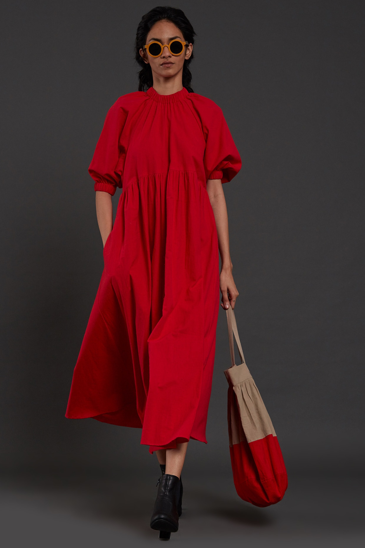 Cos deals red dress