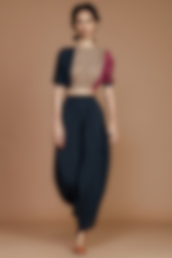 Charcoal Cotton Pant Set by Mati at Pernia's Pop Up Shop