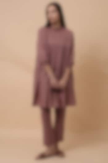 Blush Handspun Cotton Mul Co-ord Set by Mati at Pernia's Pop Up Shop