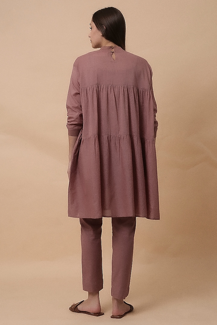 Blush Handspun Cotton Mul Co-ord Set by Mati at Pernia's Pop Up Shop