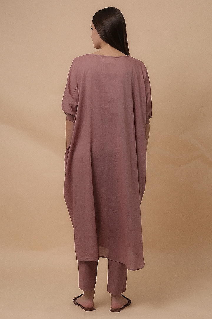 Blush Handspun Cotton Mul Co-ord Set by Mati at Pernia's Pop Up Shop
