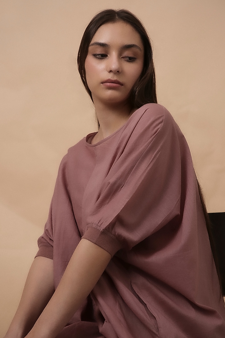 Blush Handspun Cotton Mul Co-ord Set by Mati at Pernia's Pop Up Shop