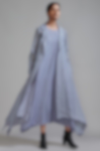 Lavender Linen Jacket Vacation Dress by Mati at Pernia's Pop Up Shop