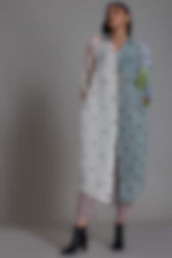 Pink Cotton Stripes Printed Pant Set by Mati at Pernia's Pop Up Shop