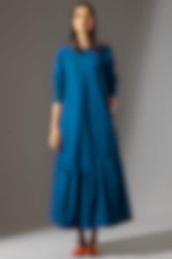 Cobalt Blue Shift Summer Dress by Mati at Pernia's Pop Up Shop