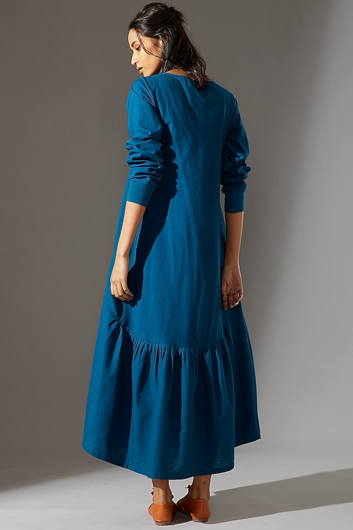 Cobalt Blue Shift Summer Dress by Mati at Pernia's Pop Up Shop