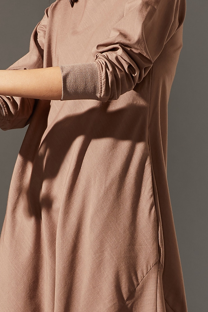 Beige Shift Maxi Summer Dress by Mati at Pernia's Pop Up Shop