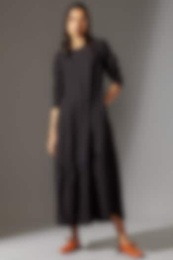 Black Shift Maxi Dress by Mati at Pernia's Pop Up Shop