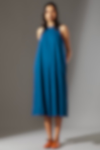Cobalt Blue Shift Summer Dress by Mati at Pernia's Pop Up Shop