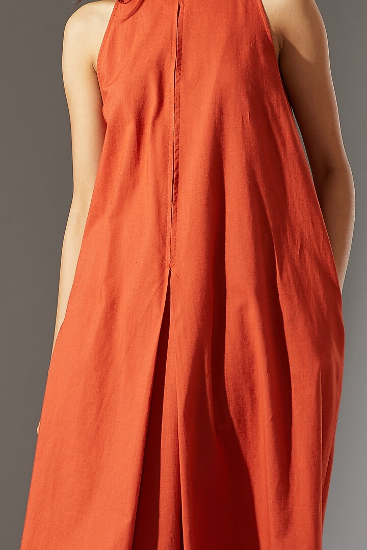 Rust Orange Shift Summer Dress by Mati at Pernia's Pop Up Shop