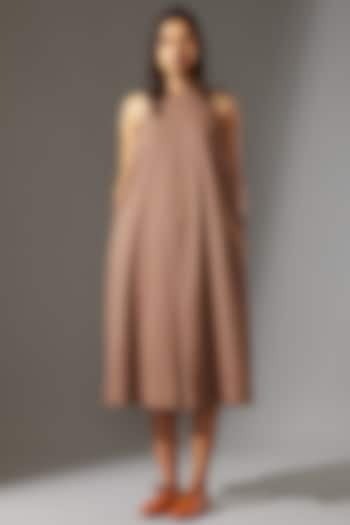 Beige Cotton Dress by Mati