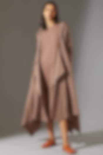 Beige Jacket With A Hood by Mati