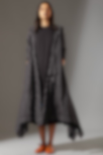 Black Jacket With A Hood by Mati at Pernia's Pop Up Shop