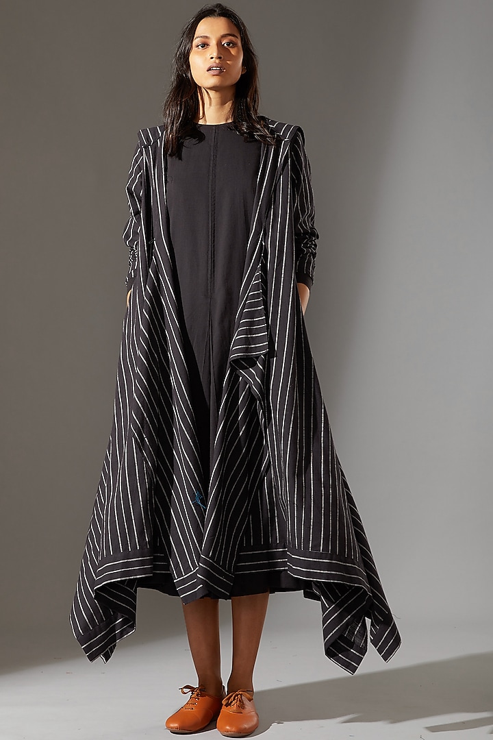 Black Jacket With A Hood by Mati at Pernia's Pop Up Shop