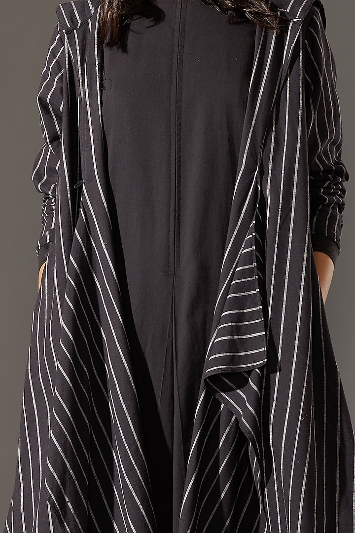 Black Jacket With A Hood by Mati at Pernia's Pop Up Shop