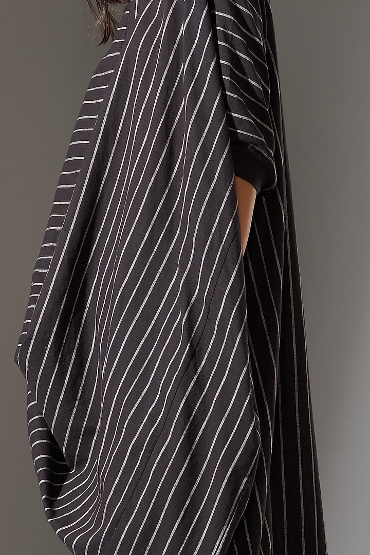 Black Cowl Tunic Set by Mati at Pernia's Pop Up Shop