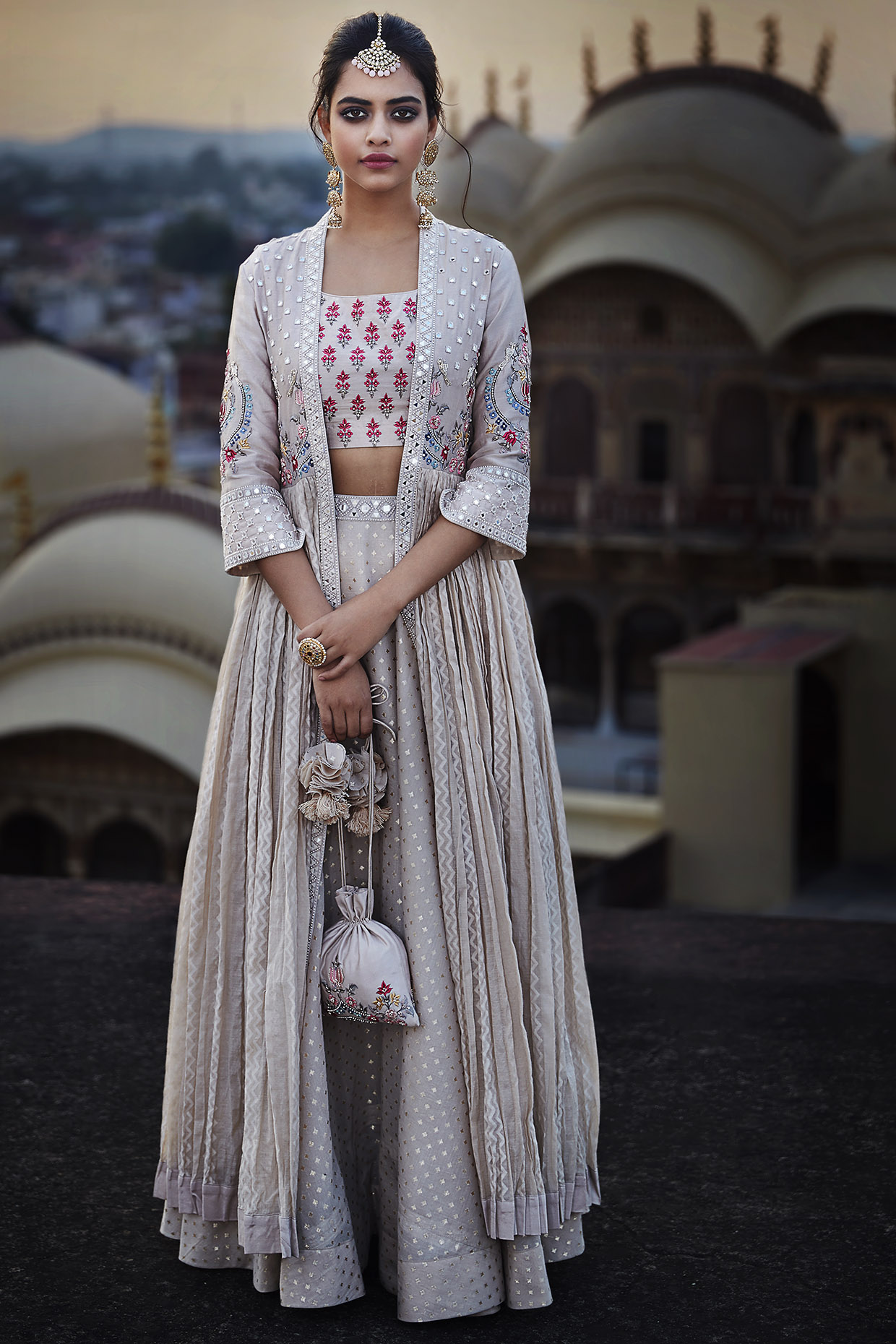 Jacket lehenga set Clearance