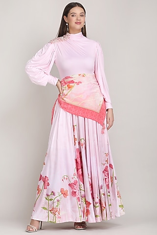 Buy Pink Haldi Dress for Women Online from India's Luxury Designers 2026