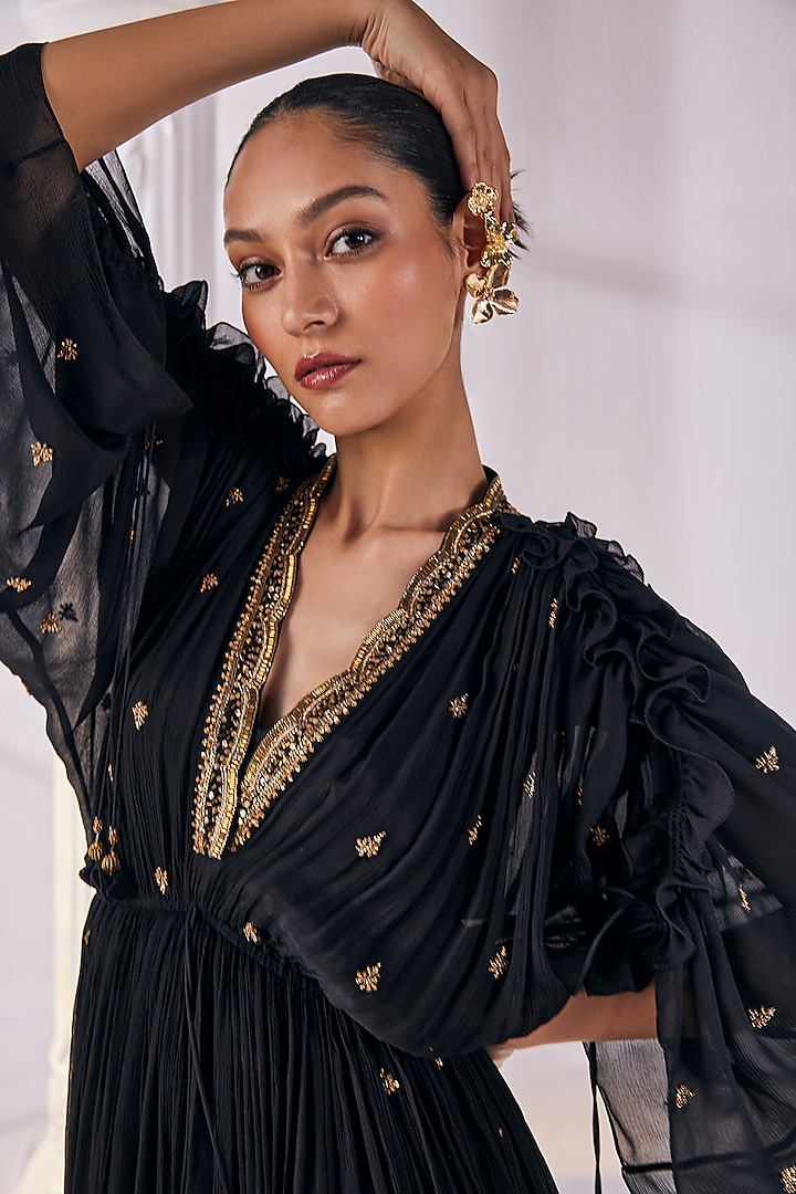 black indian cocktail dress Ideas for Women's Indian Cocktail Dresses & Attire (Shop the Styles)