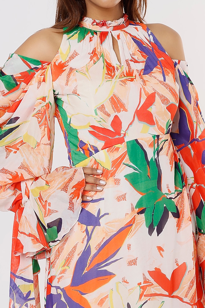 Multi-Colored Asymmetrical Vacation Dress by Mandira Wirk - Resort at Pernia's Pop Up Shop