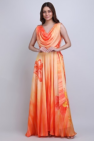 Indian Wear Orange Maxi Dresses: Buy Indian Wear Orange Maxi Dresses Online  only at Pernia's Pop-Up Shop 2026