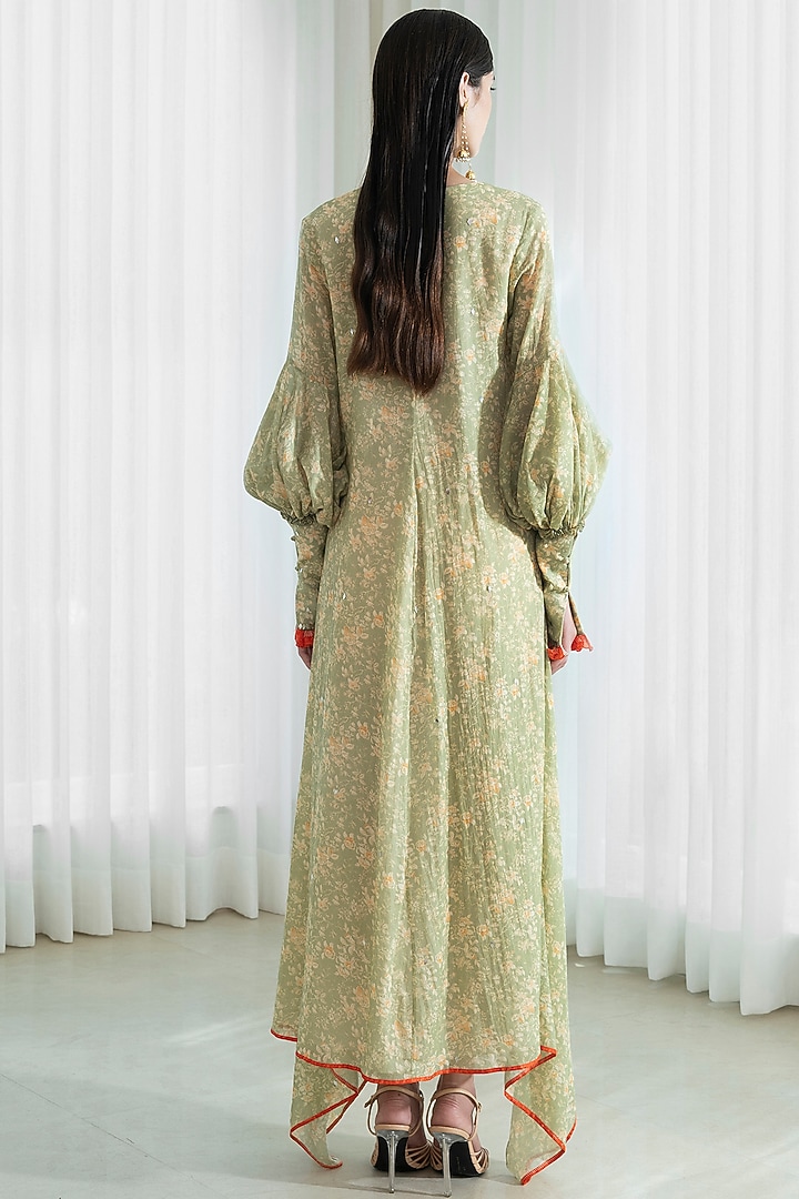 Jade Asymmetrical Tunic Vacation Dress by Mandira Wirk - Indian at Pernia's Pop Up Shop