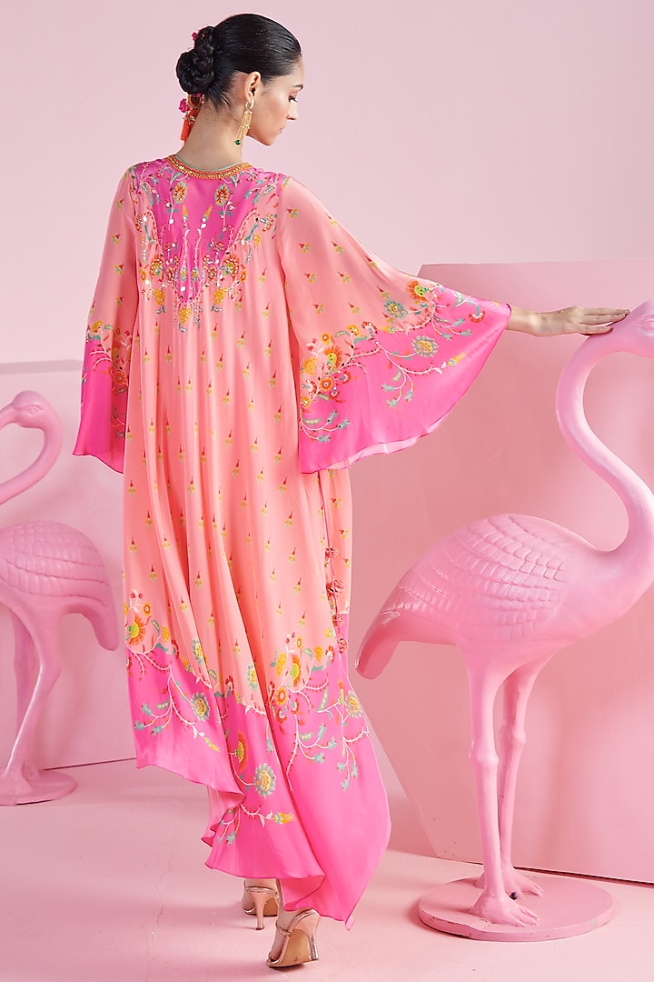 asymmetrical indian dress High Low Aqua Dress: Elegant Indian Gown by Raas USA