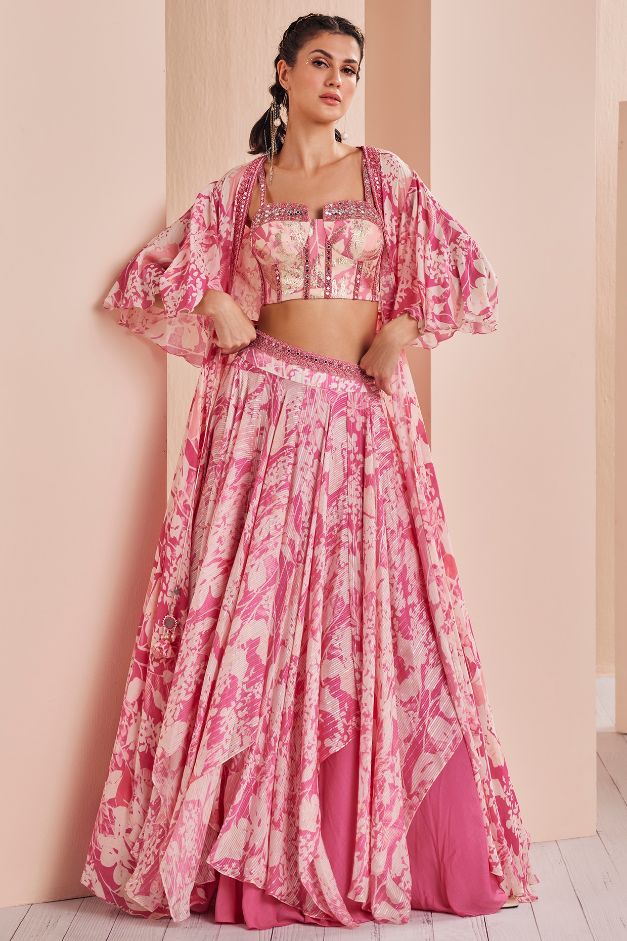 Shop Jacket Lehenga Choli for Women Online from India's Luxury Designers  2024