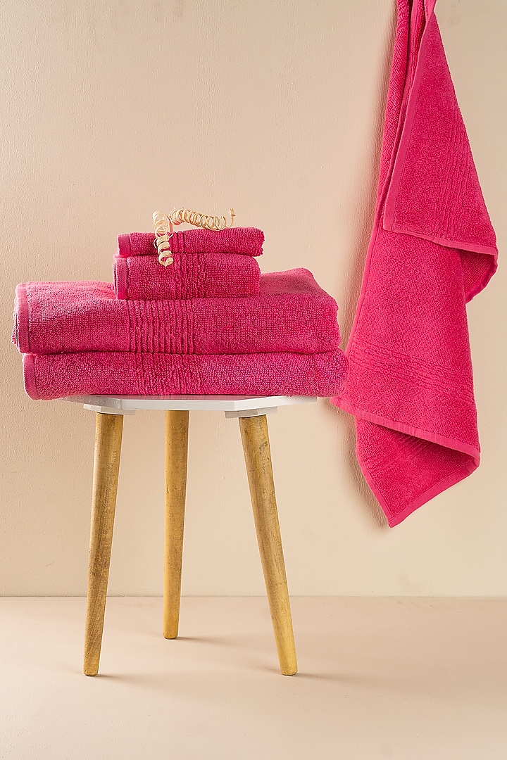 Magenta His & Her Bath Towels by By ADAB at Pernia's Pop Up Shop